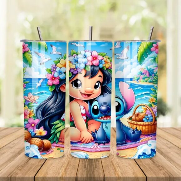 Girls Gift, Cartoon Tumbler, Christmas Gift, Travel Mug, Gift For Her - Picture 1 of 5